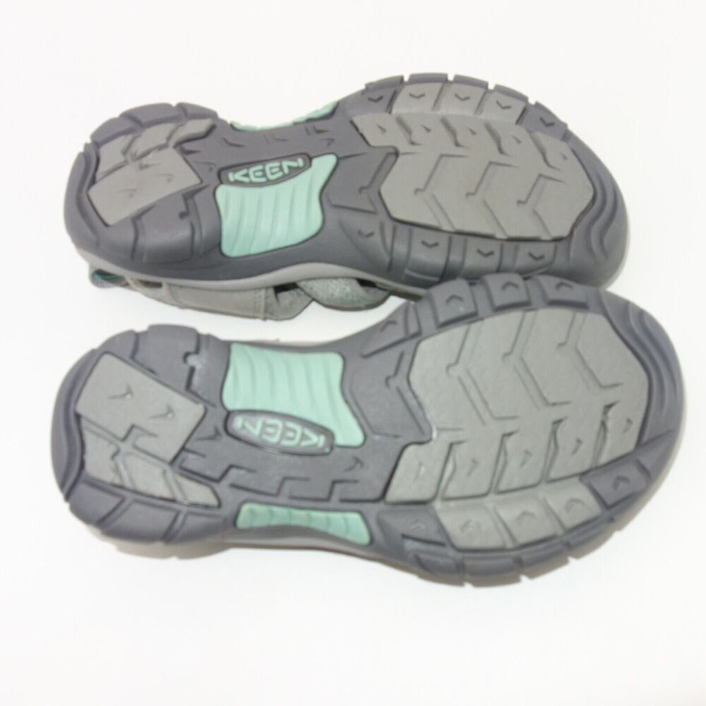 NEW KEEN Newport H2O Closed Toe Water Sandals Grey Ocean Wave Women's 5 - Picture 8 of 8